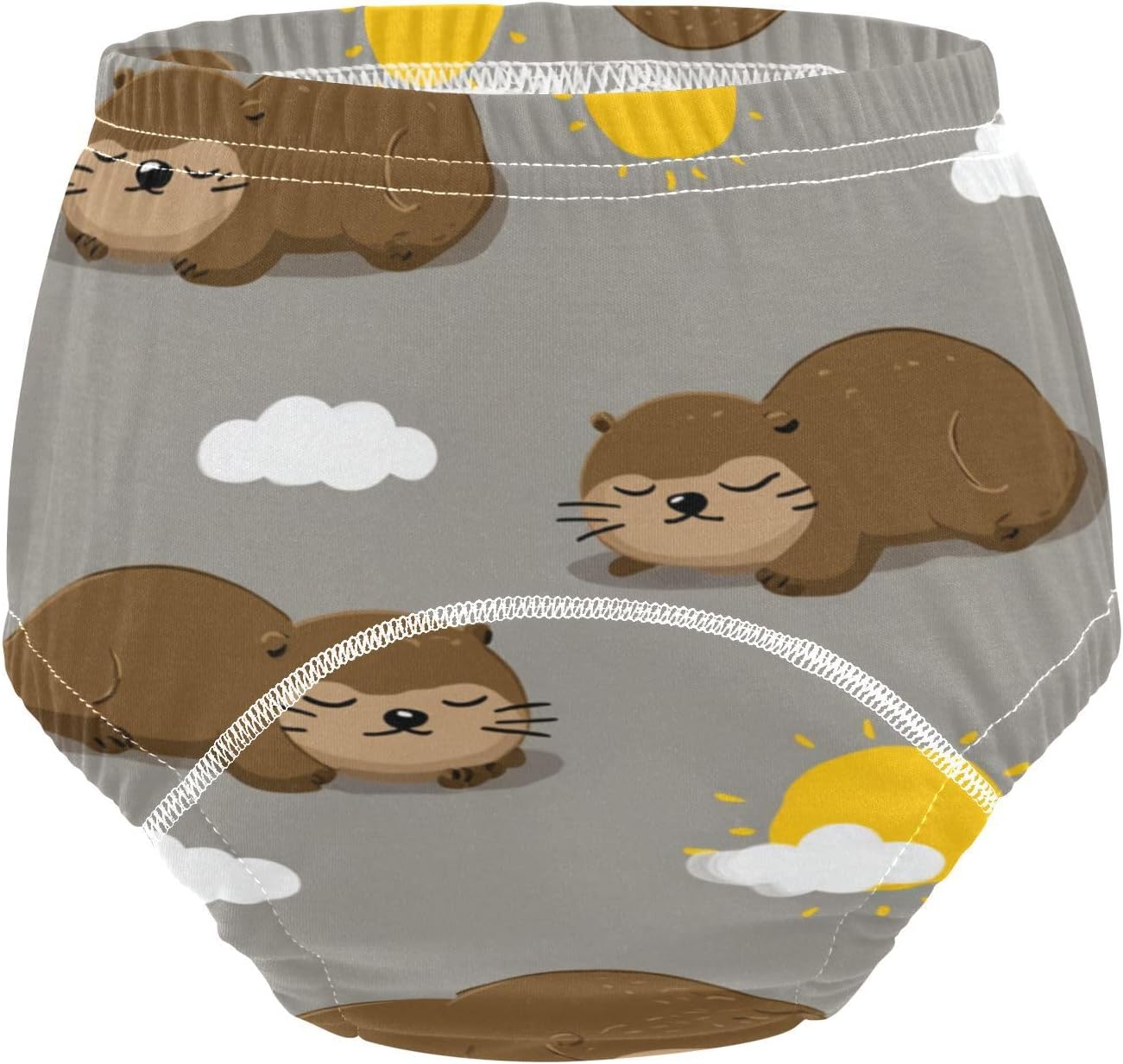 Baby Girls Underwear Potty Training Pants Soft Cotton Cartoon Sundown Otter Overnight Training Underwear Trainer