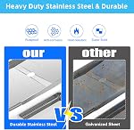 Grease Tray with Catch Pan for Dyna Glo Grill Grease Tray Replacement Parts, 25"-34" Universal Grill Drip Pan for 4 5 6 Burner Gas Grill Nexgrill Replacement Parts, Charbroil, Kenmore & Expert Grill