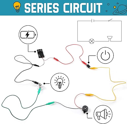 Miniatura 5 de Sntieecr Kit de motor de circuito eléctrico con panel solar kit de motor solar para experimentos científicos infantiles kits de aprendizaje