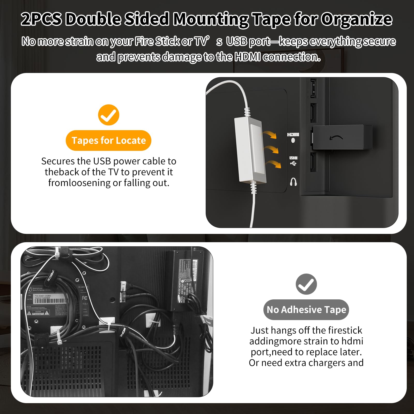 Amazon | QUZOC USB電源ケーブル Fire TV Stick 4K Max、Chromecast
