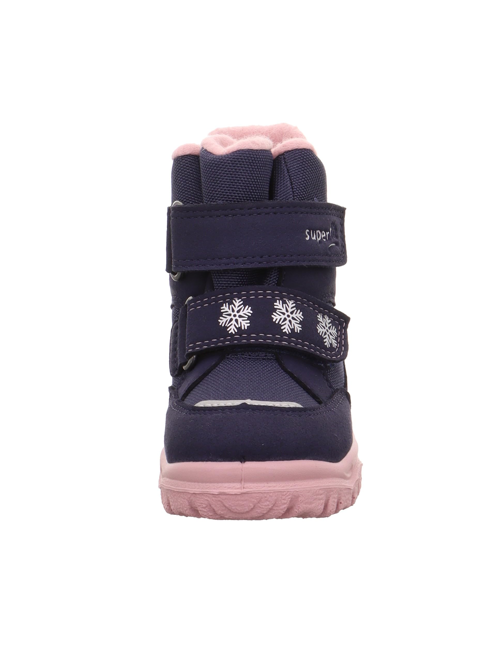 Superfit Baby Mädchen - Schuhe HUSKY1 Boot, Modern, BLAU/ROSA 8030, 22