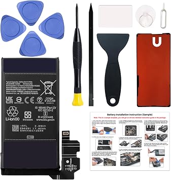 New Upgraded Battery for Pixel 8, GS35E Replacement Battery Compatible with Pixel 8 GKWS6, G9BQD, GA04851-US, GZPFO, GPJ41, with Repair Tools & Instruction