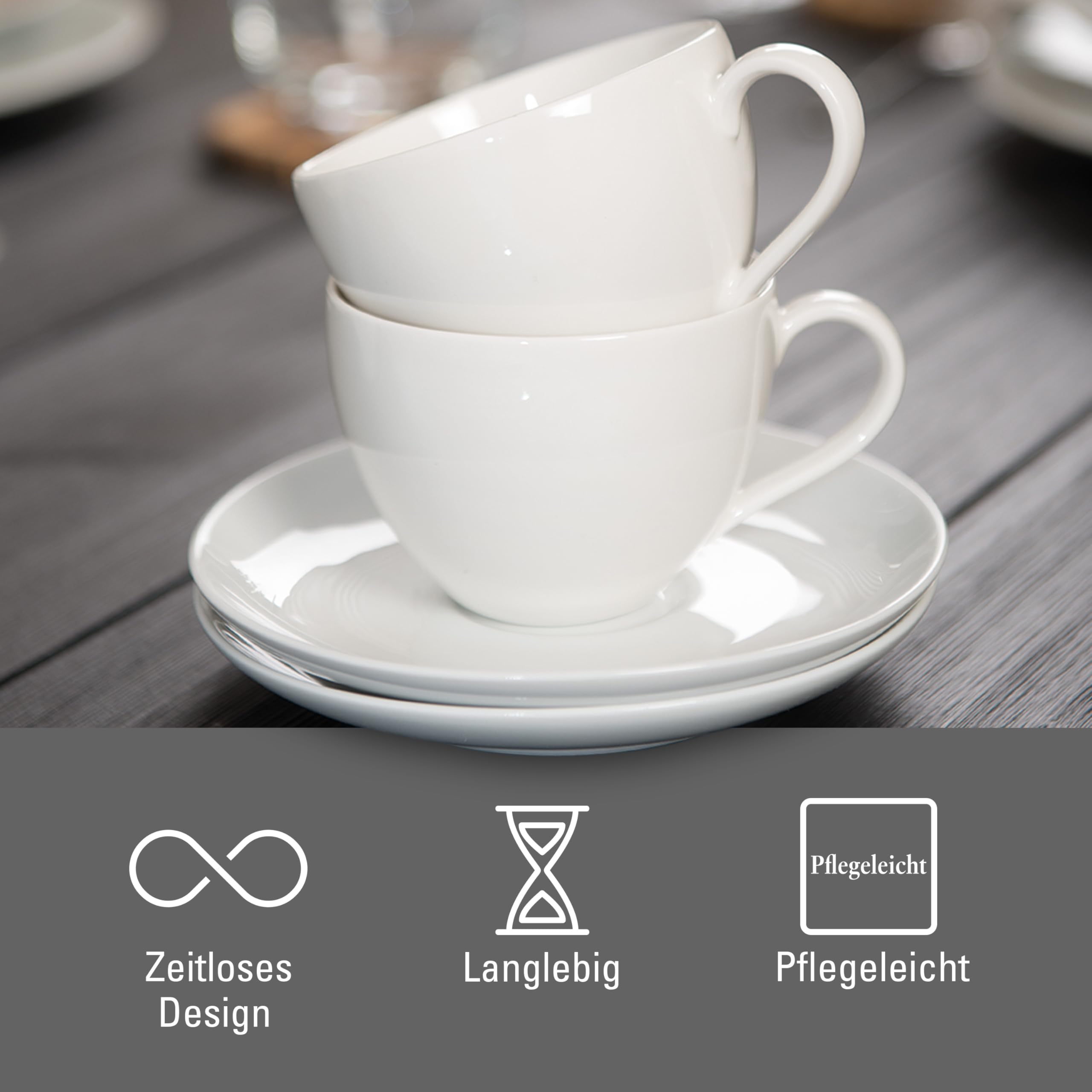 Amazon.com | Villeroy & Boch Basic White Coffee Set 18 Pieces