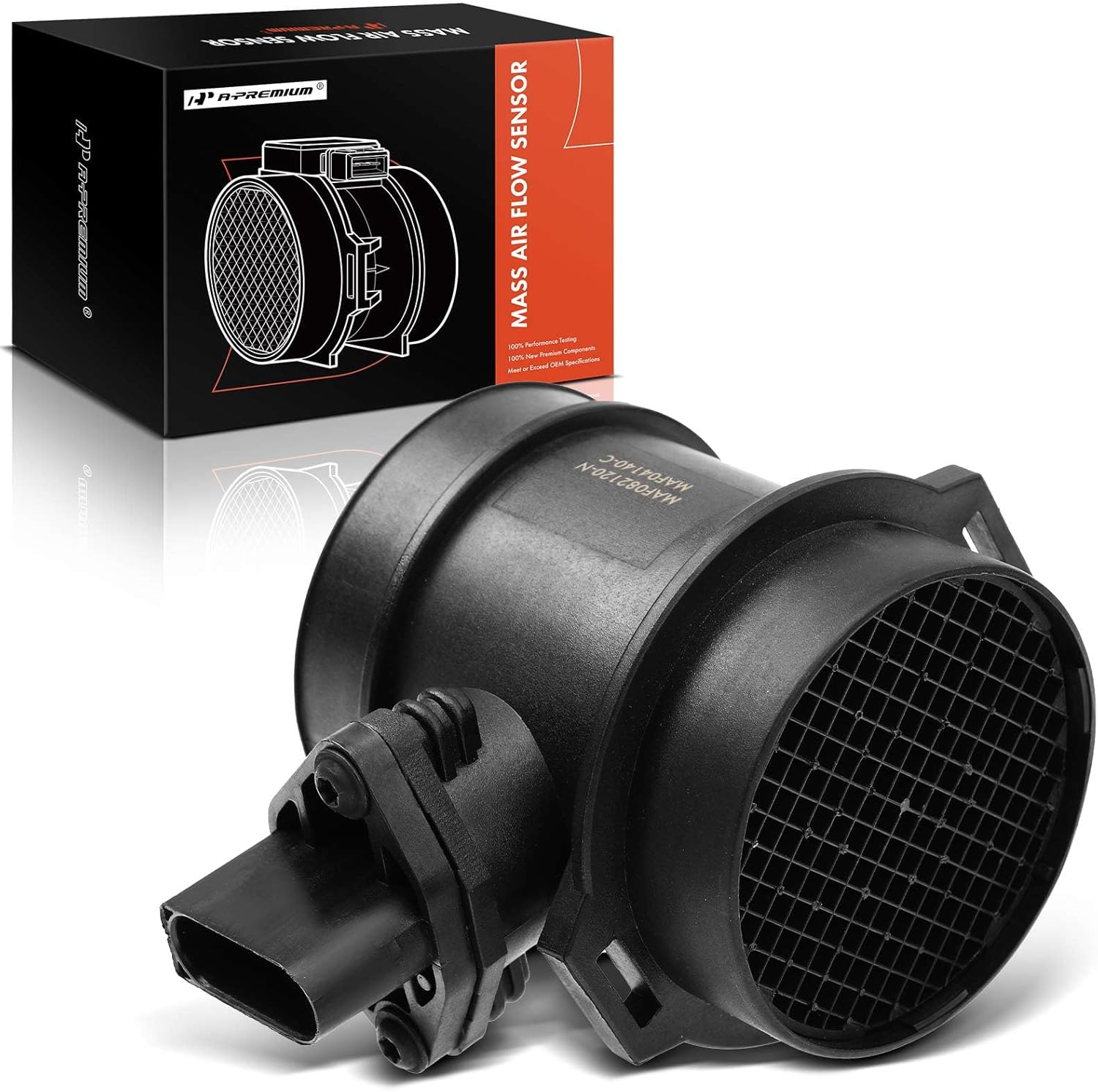 A-Premium Mass Air Flow Sensor Meter Assembly with 5-Pin [fits OHV, 8Cyl 4.0L 4.6L] Compatible with Land Rover Discovery 1999 2000 2001 2002 2003 2004, Bolt-on, Replace# 280217532