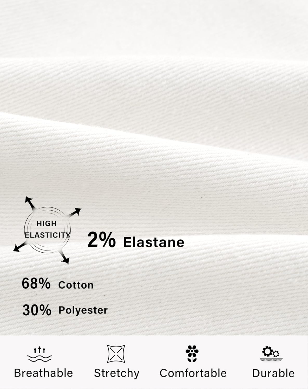 roswear Denim Overall Shorts for Women Stretchy Jumpsuits with Adjustable Strap Cuffed Hem - Image 5