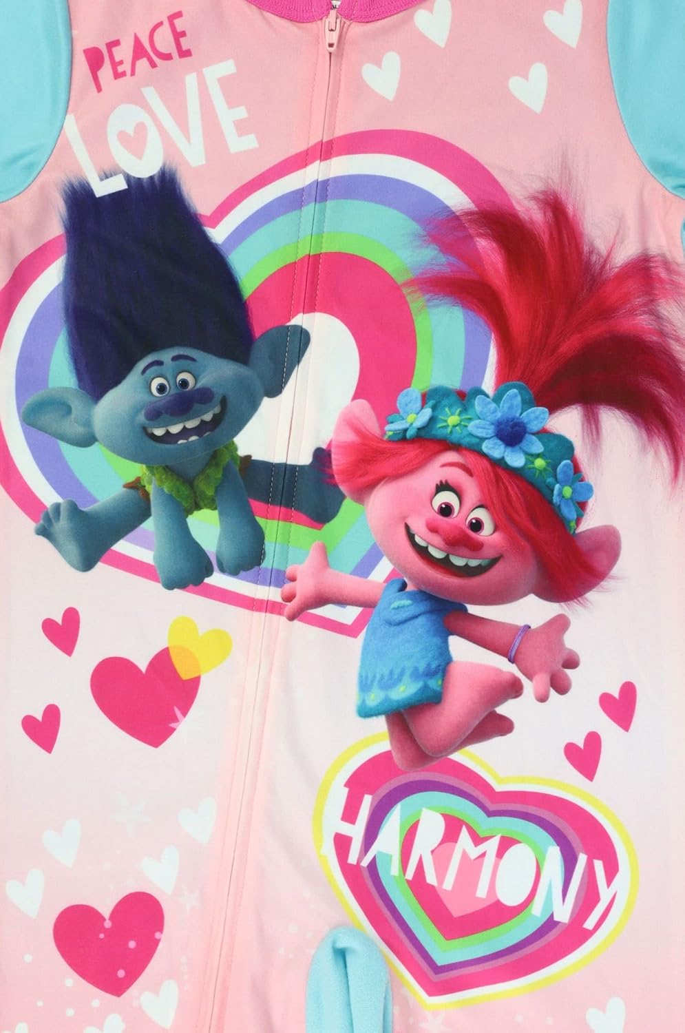 Dreamworks Trolls Girls' Pajamas Unionsuit Onesie UK Ubuy