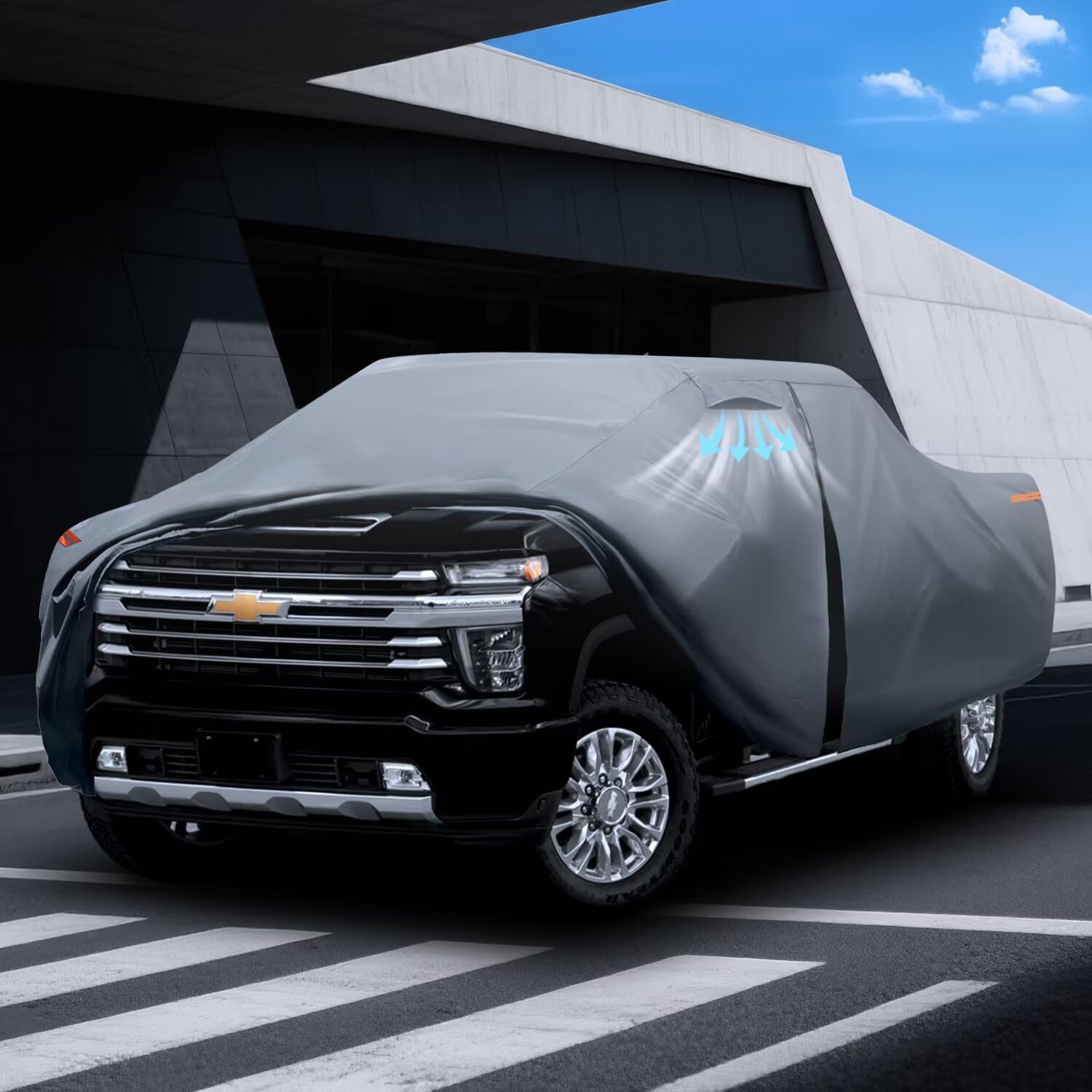 Dodge Ram 2500 3500 Truck Cover Custom Fit 2002-2025 Crew Quad Cab Long Bed 8 1 with Door — view 8