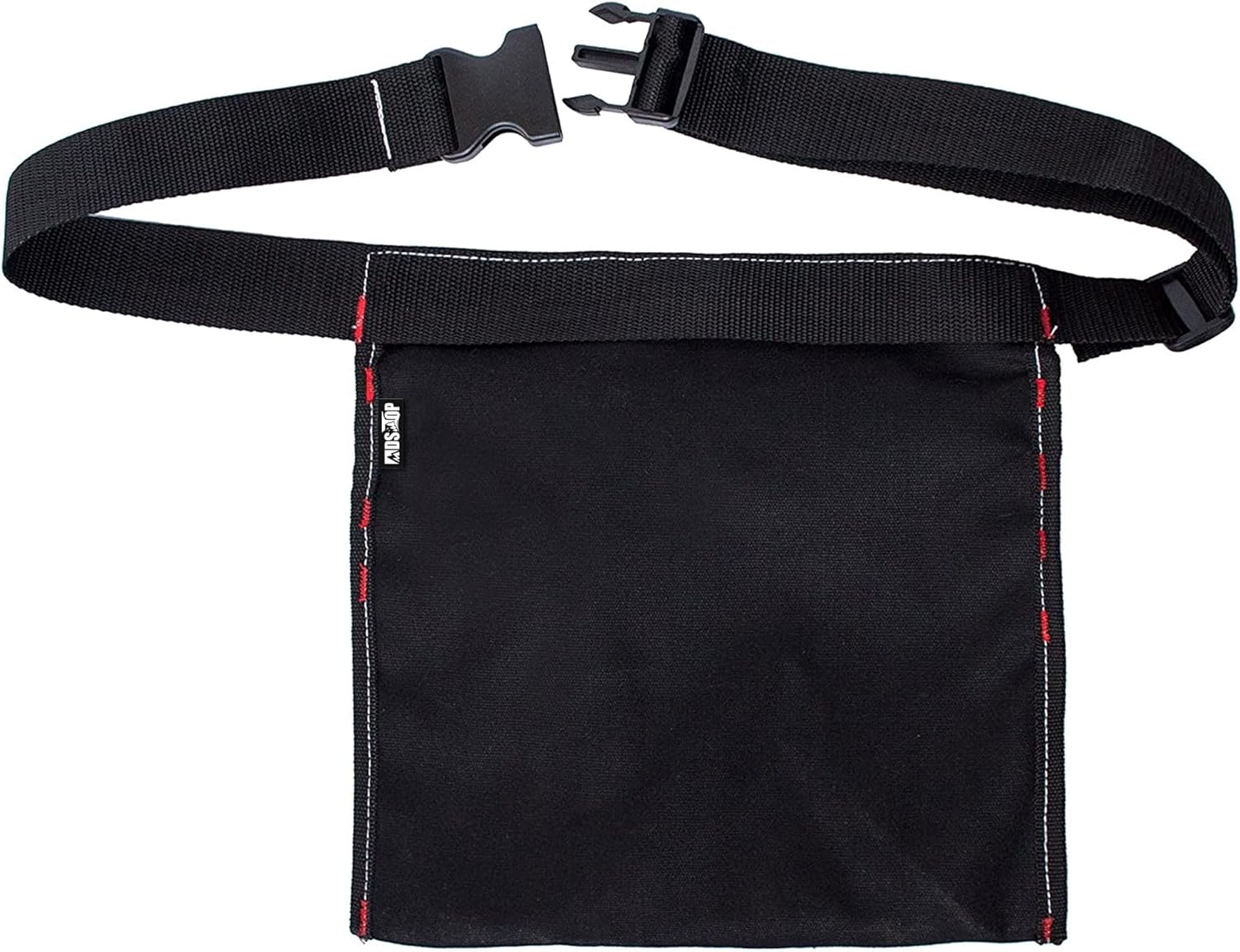 Tool Pouch MDSTOP Single Side Apron with 5 Pockets and 1 Hammer Loop, Fits for Hammer, Pencils, Screwdrivers etc. (Black)