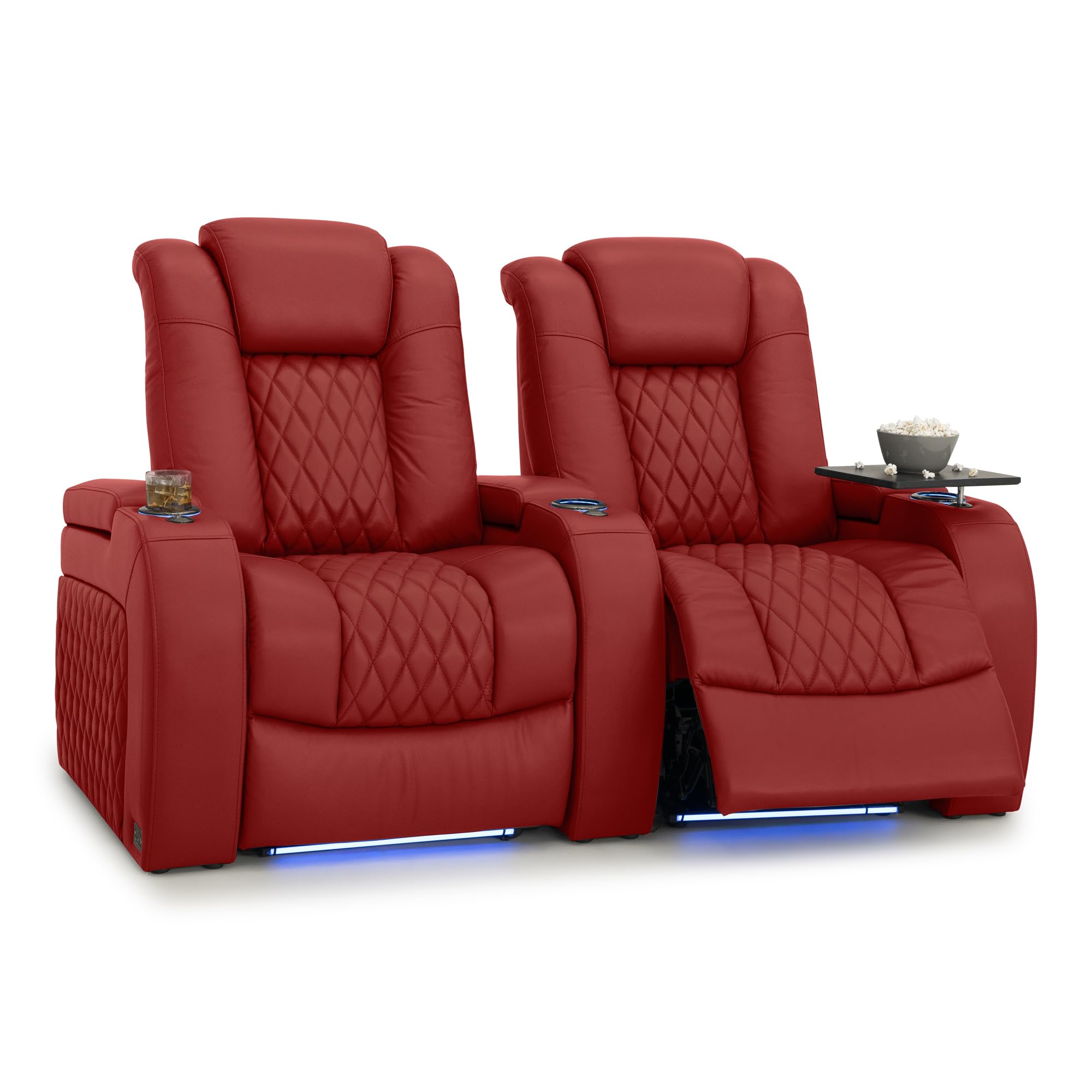 Seatcraft Diamante Home Theater Seating Red Row of 2