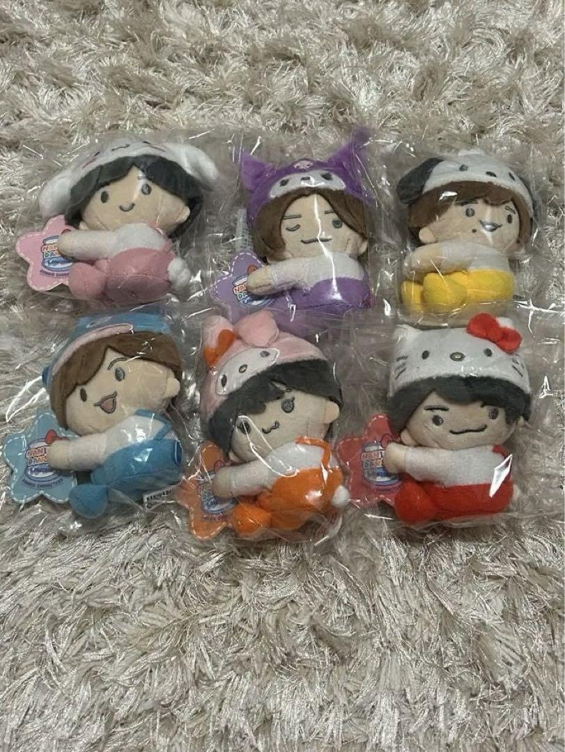 なにわ男子 LAWSONコラボ ちびぬい7体セット なにわ男子 サンリオ クリップ ローソン コラボ 7体セット