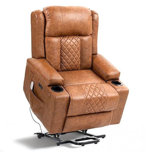 Power Lift Recliner Chair for Elderly with Vibration Massage and