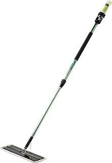 Sponsored Ad - Easy Scrub Express Flat Mop Tool, Cleaning Mop with Pad Holder, Reusable Microfiber Cloth & Caddy Fluid Bottles, Easy to Use for Home & Commercial, Light Weight, Adjustable Handle, (16 in,1/case)