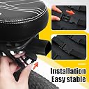 SHIAOBYC Bicycle Manned Cushion Bike Rear Seat Child Bike Seat Bike Back Shelf Seat Cushion Bike Rear Cushion Bike Rear Saddle Mountain Bike Carrier Children Back Seat gallery image