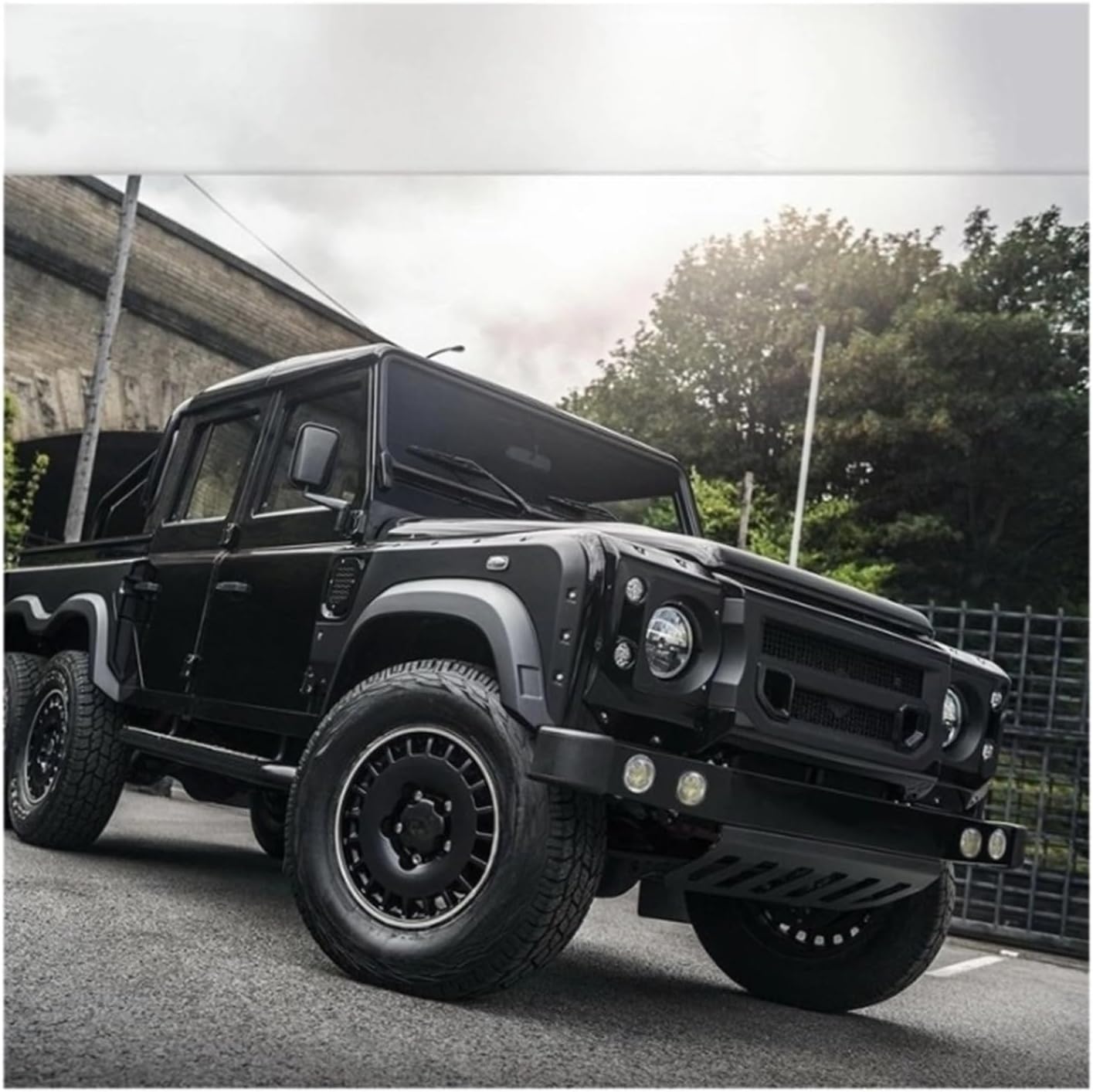 Compatible with Land Rover Defender 90/110 L663 2020+, Front Bumper - Original Type, OEM Fit Direct Replacement, Heavy-Duty Exterior Protection Accessory
