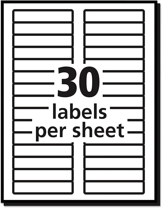 Amazon.com : Avery 5066 Trueblock Permanent File Folder ...