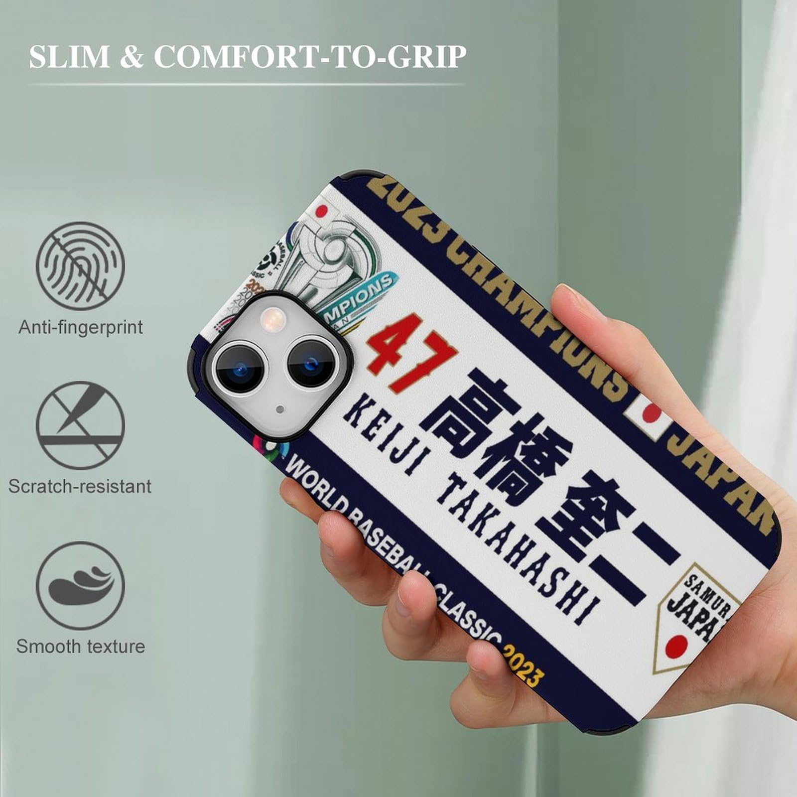 高橋奎二 肌触り良い】24-1184 高橋道八作 染付け獅子図酒盃(ぐい呑み