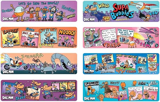 Raymond Geddes Dog Man Bookmarks Pack of 36