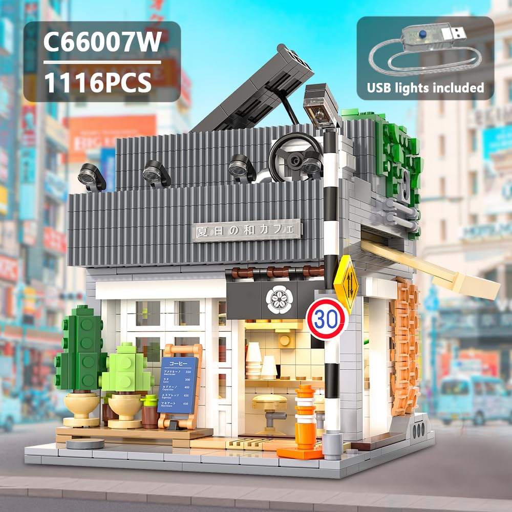 Amazon.com: MISINI C66007W Summer Japanese Coffee Shop Modular MOC
