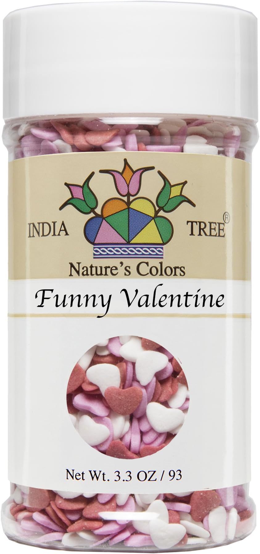 India Tree Nature's Colors Funny Valentine Decoratifs Jar, 2.3 Ounce