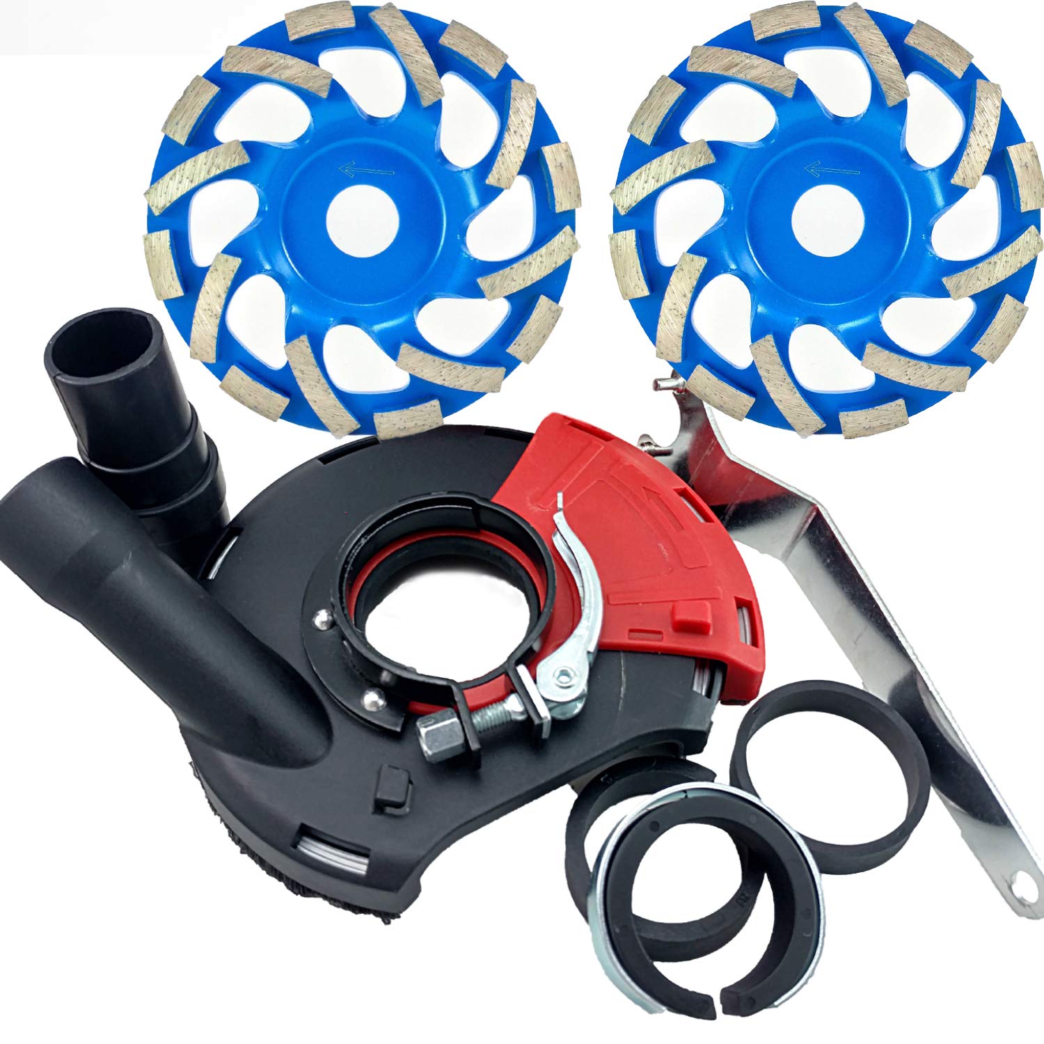Afzuigkap voor haakse slijper 125mm, fabr. Airbo