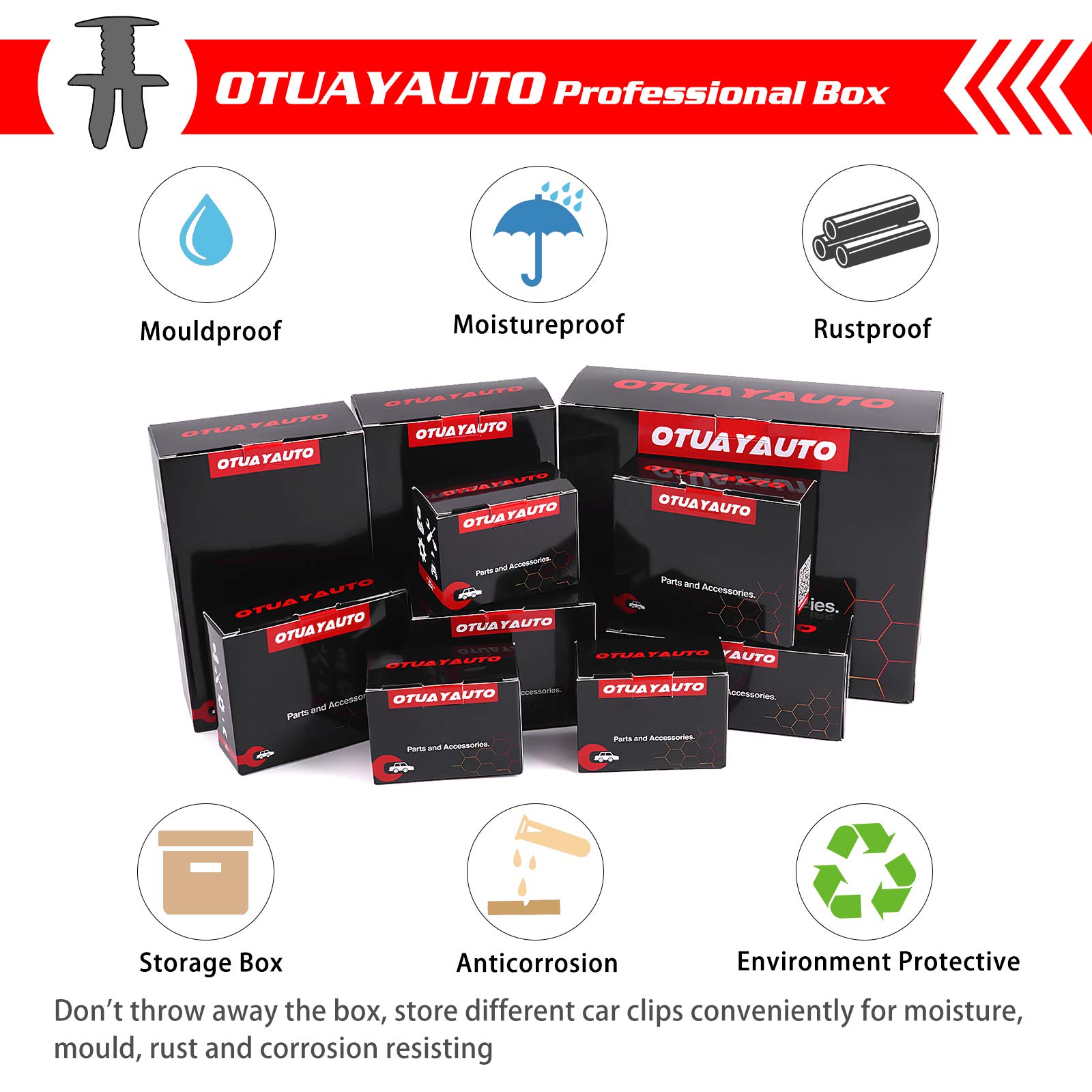 OTUAYAUTO 70186729901 Befestigungsclips für Autotürverkleidung, T4 