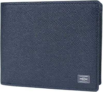 Porter Mens Bi-Fold Wallet, Mini Wallet, Porter Able, 50 Navy