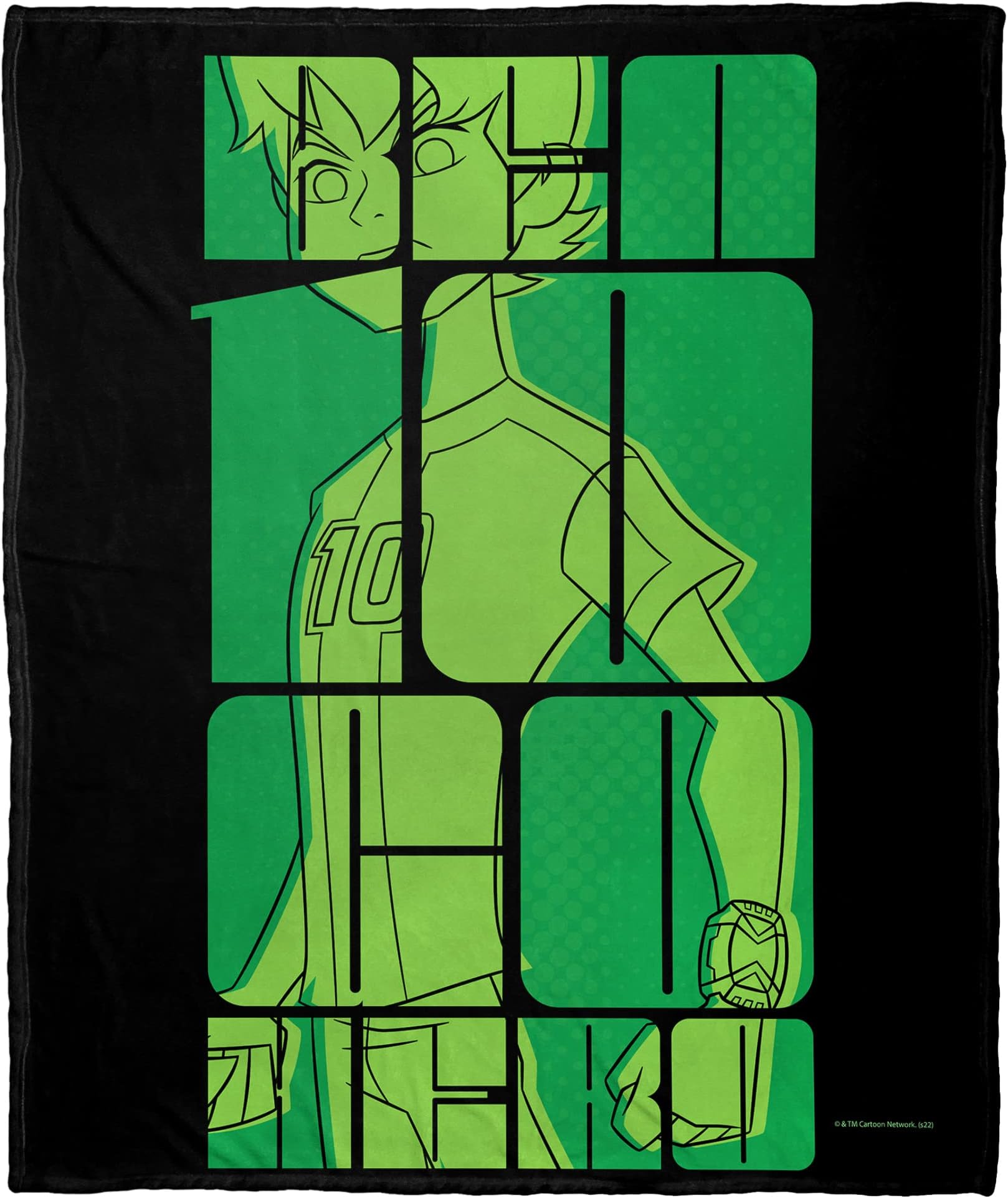 Northwest Cartoon Network - Ben 10 Silk Touch Throw Blanket, 50" x 60", Hero Ben
