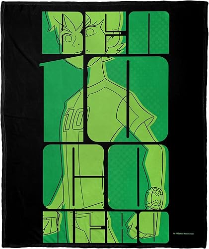 Vista 8 de Northwest Cartoon Network - Manta Ben 10 Silk Touch, 50 x 60 pulgadas, Alien Power
