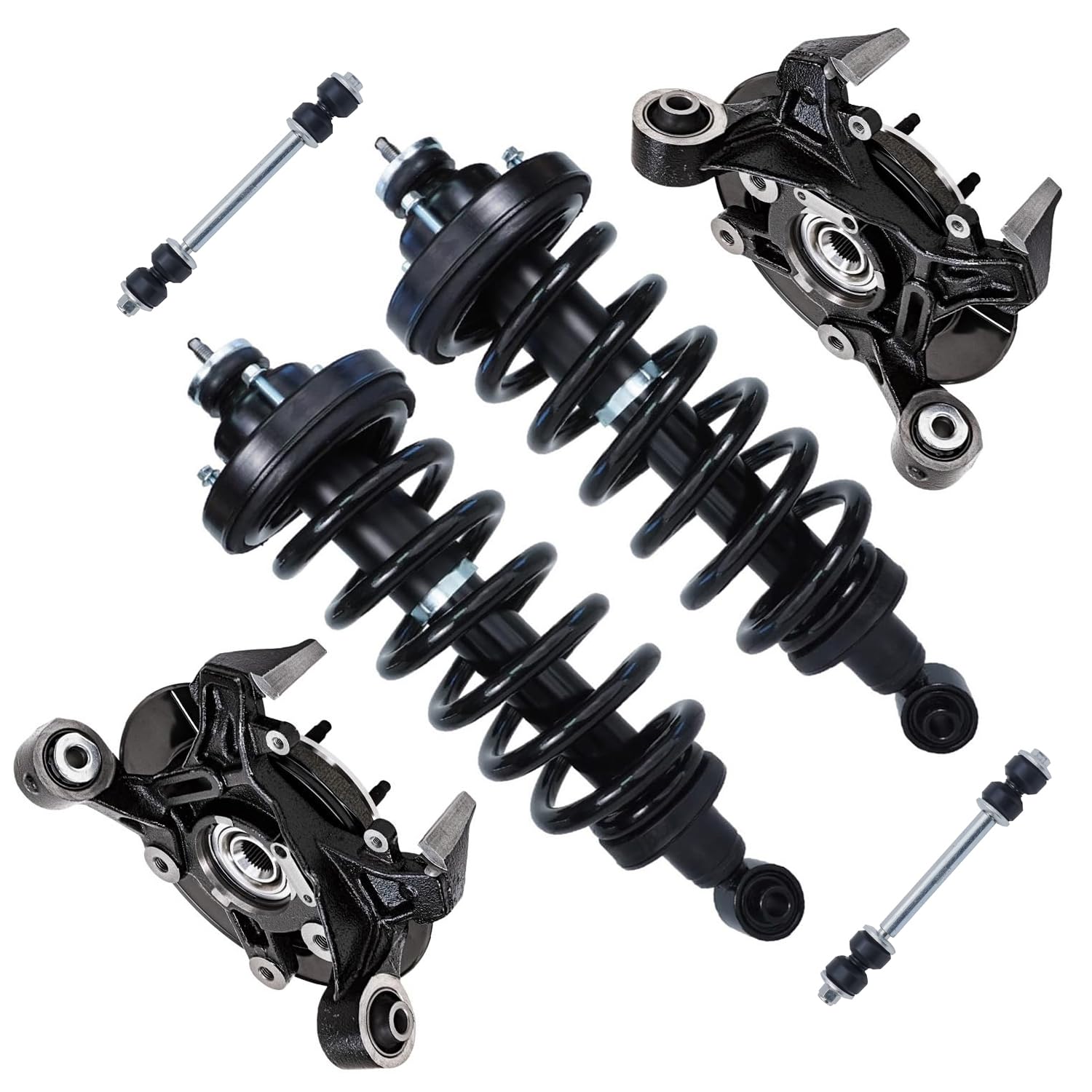 Detroit Axle - Rear 6pc Steering Knuckles Kit for 2006-2010 Ford Explorer