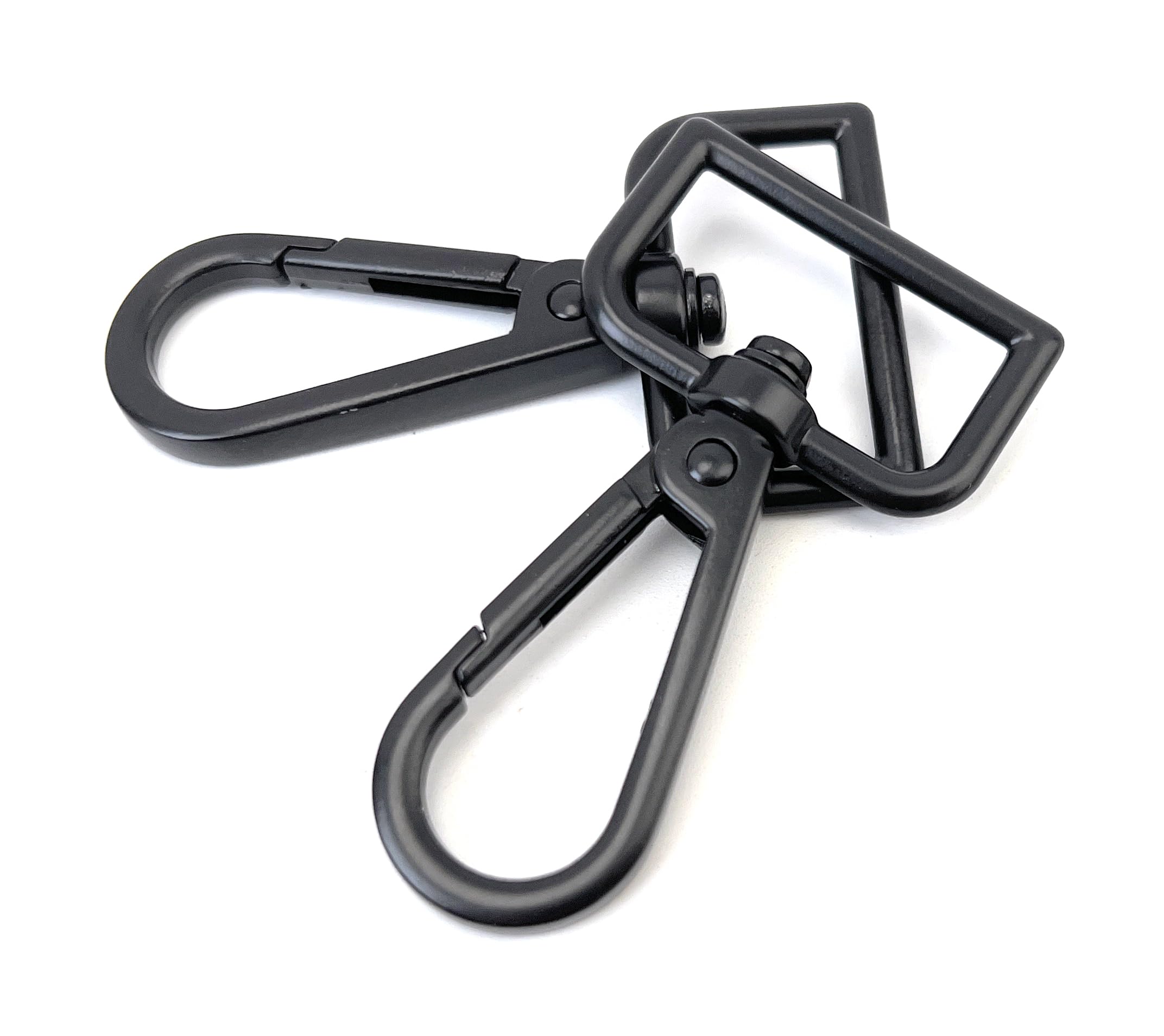 Amazon.com: VersaKits 10 Pcs 1'' Matte Black D Ring Swivel Lobster