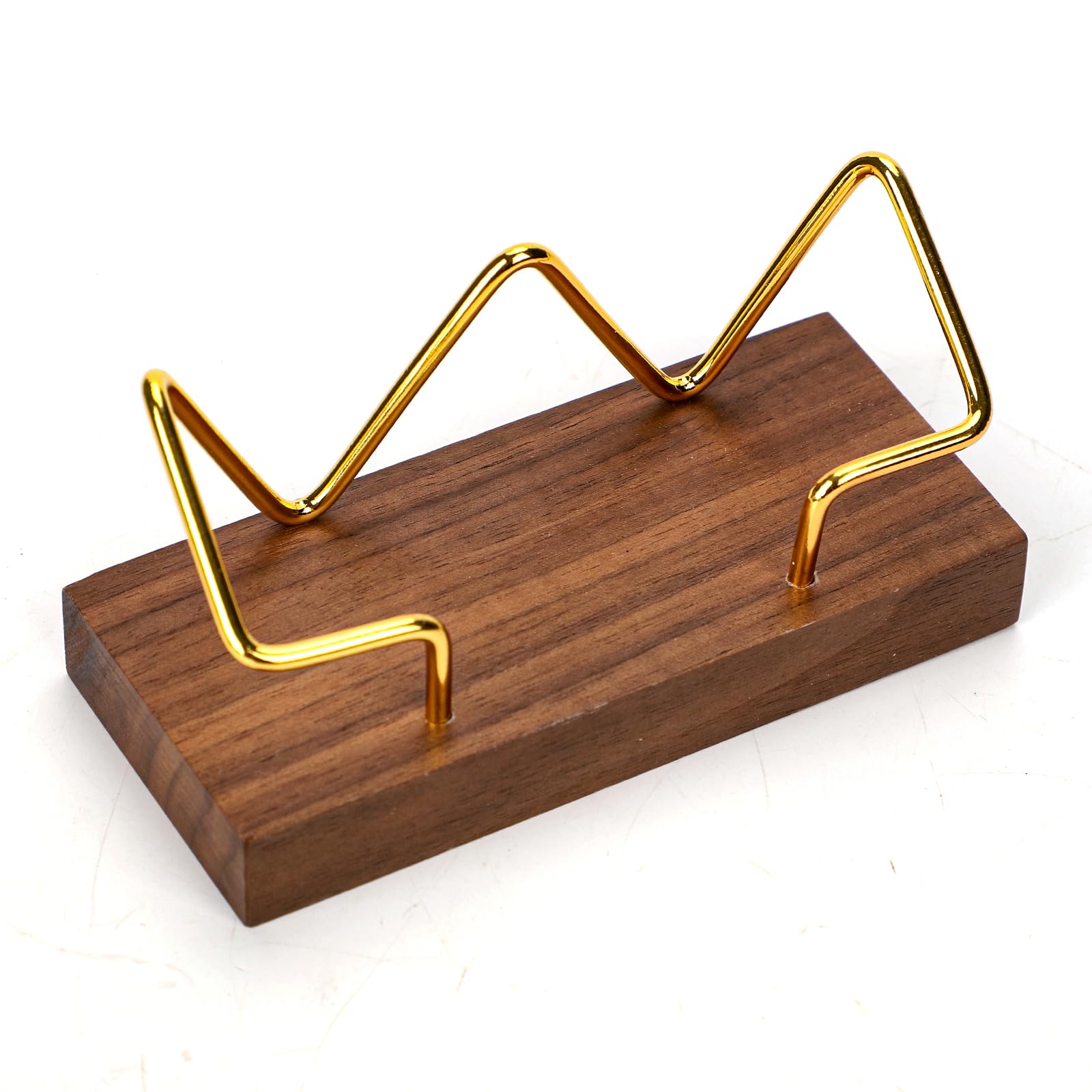 NQEUEPN Wood Business Card Holder