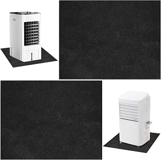 2 Pcs Portable Air Conditioner Drip Mat -19.6" x 23.6" Thick Felt AC Unit Water Absorption Pad with Non Slip PVC Backing, Portable AC Unit Drip Mat to Prevent Water Leakage and Floor Damge