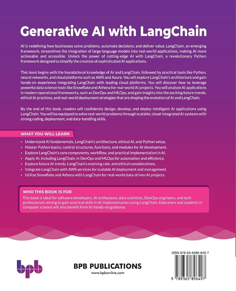 Generative Design 英語版 Amazon.com: Generative AI with LangChain: Build smart AI