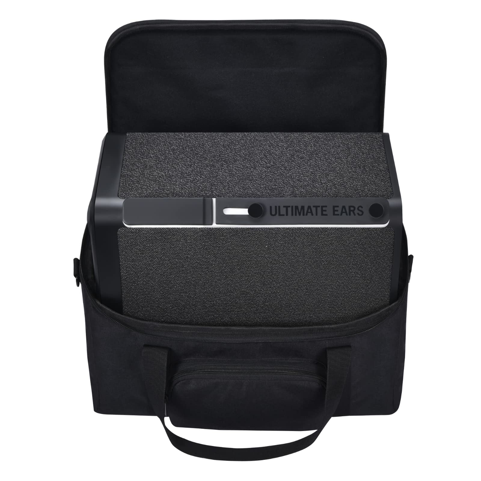 Estuche de Mano para Ultimate Ears HYPERBOOM Altavoz Bluetooth portátil, Bolsa de Hombro Resistente HYPERBOOM, Bolsillos de Almacenamiento adicionales para Accesorios de Cargador (Negro)