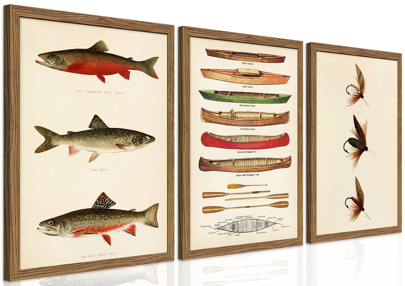 Vintage Western Cowboy Wall Art Set - FREE SHIPPING -11