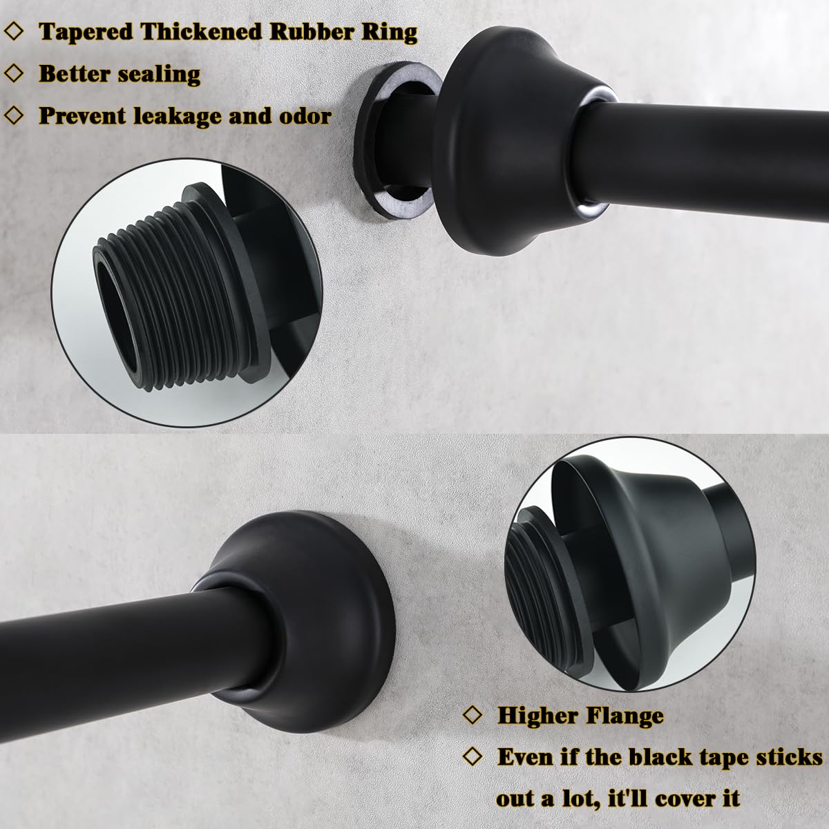 RANDOM RD83555MB-L - Trampa para fregadero de baño de latón en forma de U de 1-1/4 pulgadas con tubo de extensión de junta deslizante, botella de drenaje de residuos de altura ajustable, kit de trampa