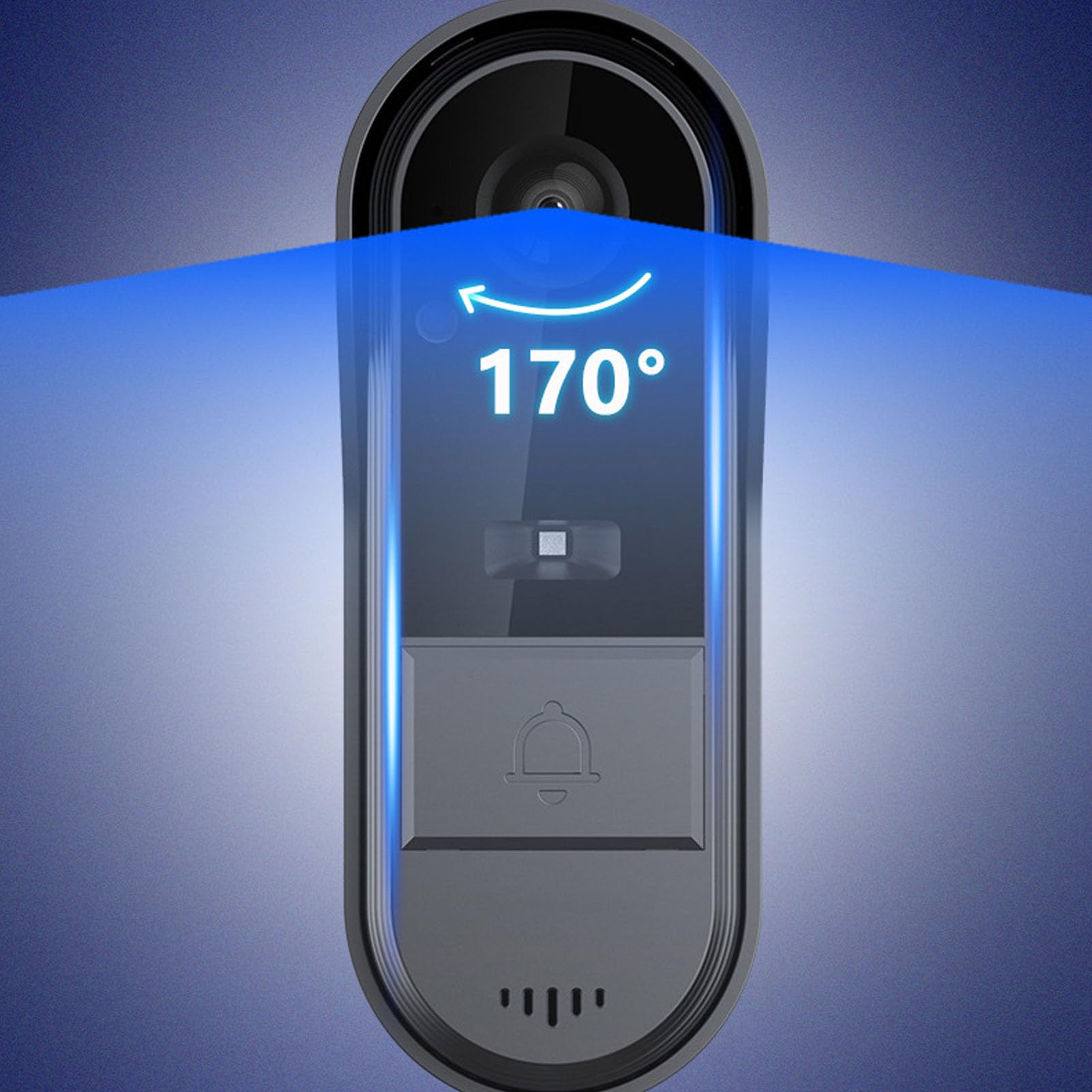 Bewinner de Timbre con Video inalámbrico: Cámara 1080P, Pantalla de 4,3 Pulgadas, Visión Nocturna, Resistencia Al Agua IP65, Lente Gran Angular de 170 Grados para Seguridad en el Hogar