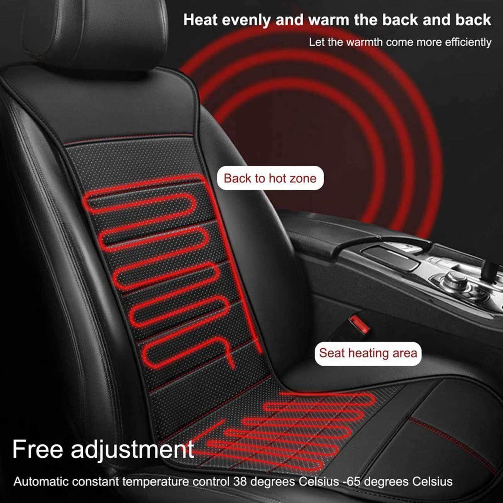 Heizpad für Homeoffice für Wintersitze, Wärmegeber Passend,Warm Heizkissen,sitzheizungauto