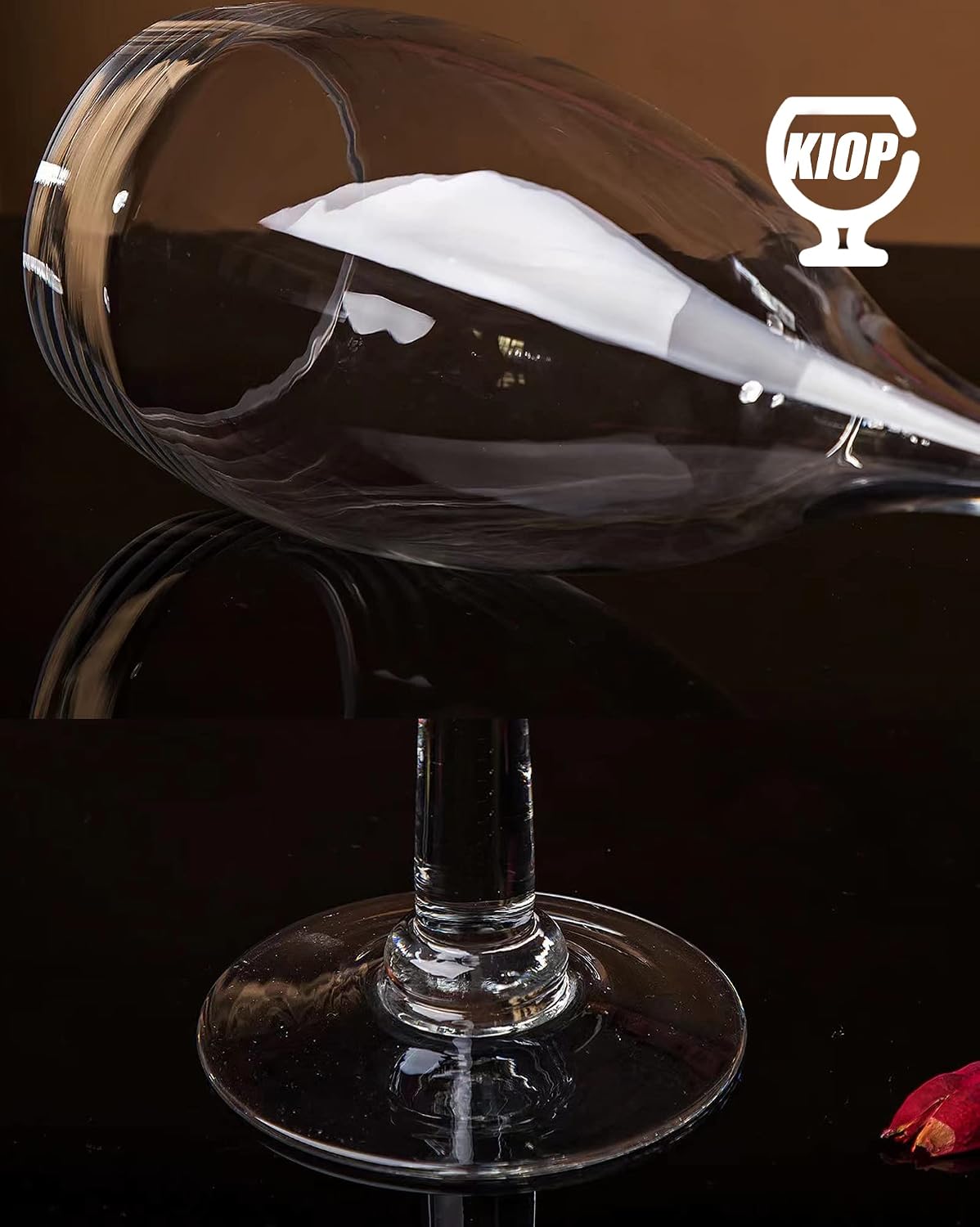 1 Piece 220 Oz Volume Super Big Lead-Free Giant Brandy Glasses Cognac Glass 6500Ml Oversized Size Snifters