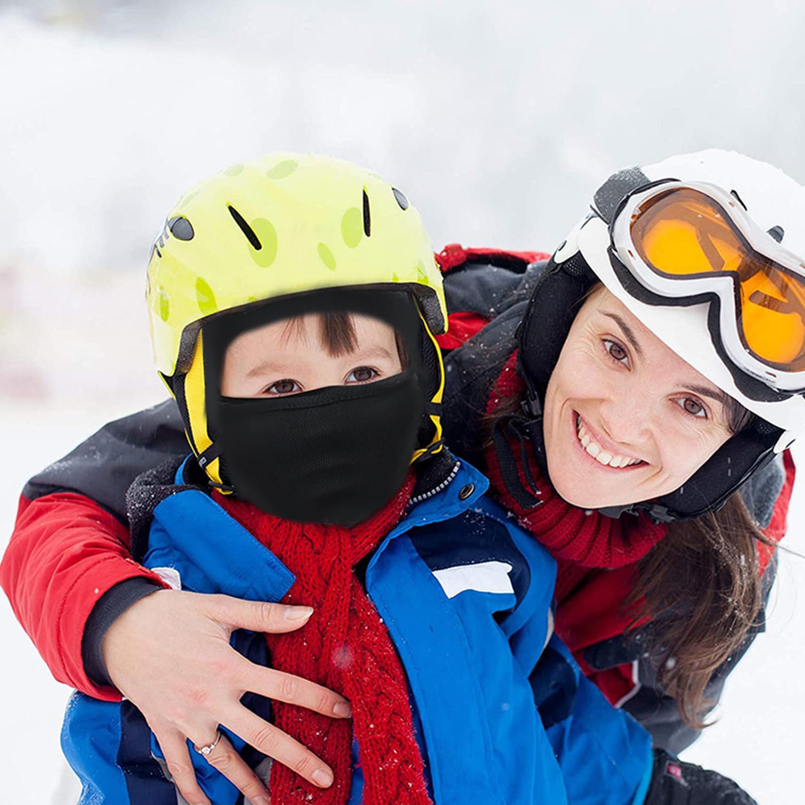 3 Piezas Pasamontañas para niños, Multifuncional Prueba de Viento Ajustable Máscara De Esquí Ciclismo, Pasamontañas Térmico de Invierno Niños