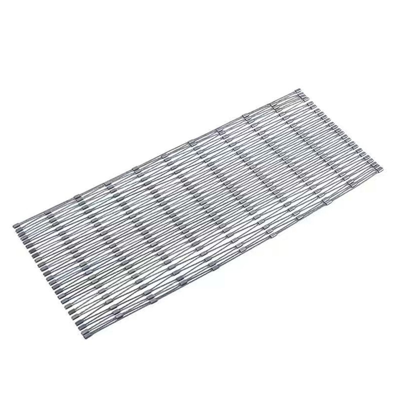 Garden Poultry Chicken Wire Netting, Balcony Protection Net, Stainless Steel Garden Netting, Stainless Steel Wire Rope Cable Mesh Netting, Deer Fencing Net, Animal F(Size:1x5m,Color:Mesh hole 5cm)