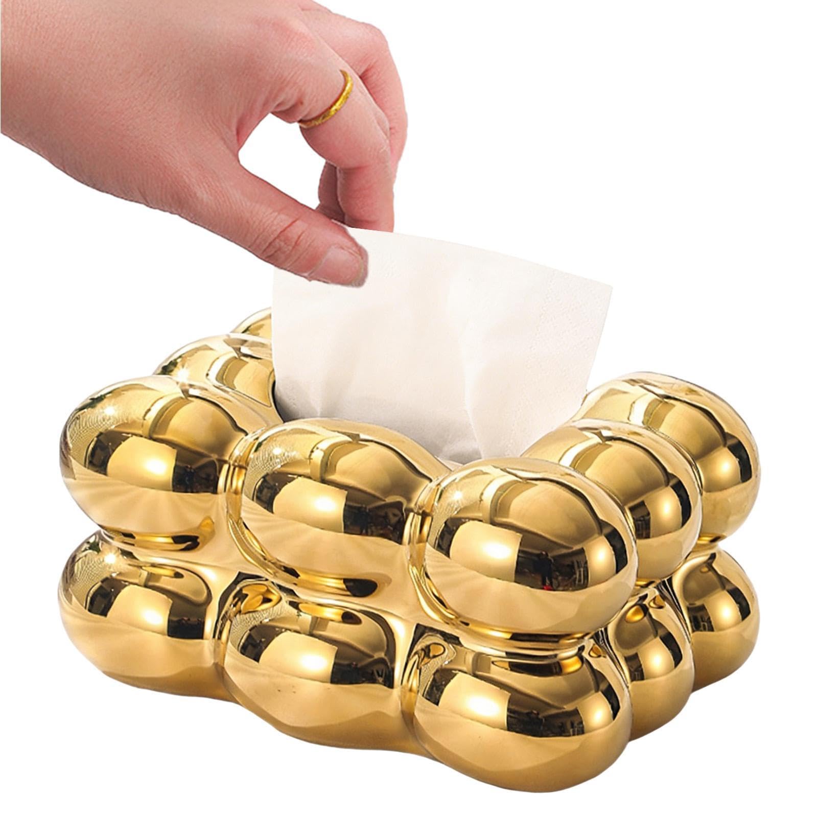 Coprilegno rettangolare per scatola di decorativo design Barba | Portafazzoletti a forma di cubo per ufficio, auto, soggiorno, tavolo da cucina, bancone