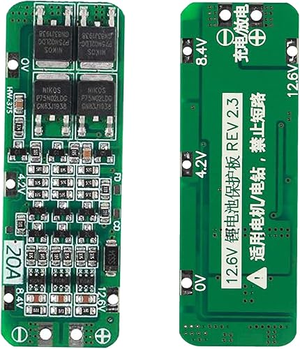 Miniatura 7 de DIANN 4 piezas 3S BMS 18650 Placa de Protección de Batería de Litio Módulo de Protección del Cargador Li-ion 12.6V 20A PCB Placa de Protección BMS