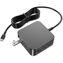 65W USB C Laptop Charger Compatible with MacBook Pro/Air, Dell Latitude/XPS, HP Spectre/Envy, Lenovo ThinkPad/Yoga, ASUS ZenBook, Samsung Galaxy, Chromebook and Smartphones, Power Adapter