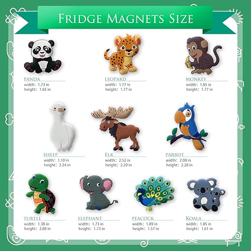 Miniatura 3 de 10 imanes de nevera para niños pequeños de 1 a 3 años, imanes de refrigerador para niños, juguetes educativos, imanes de animales de aprendizaje