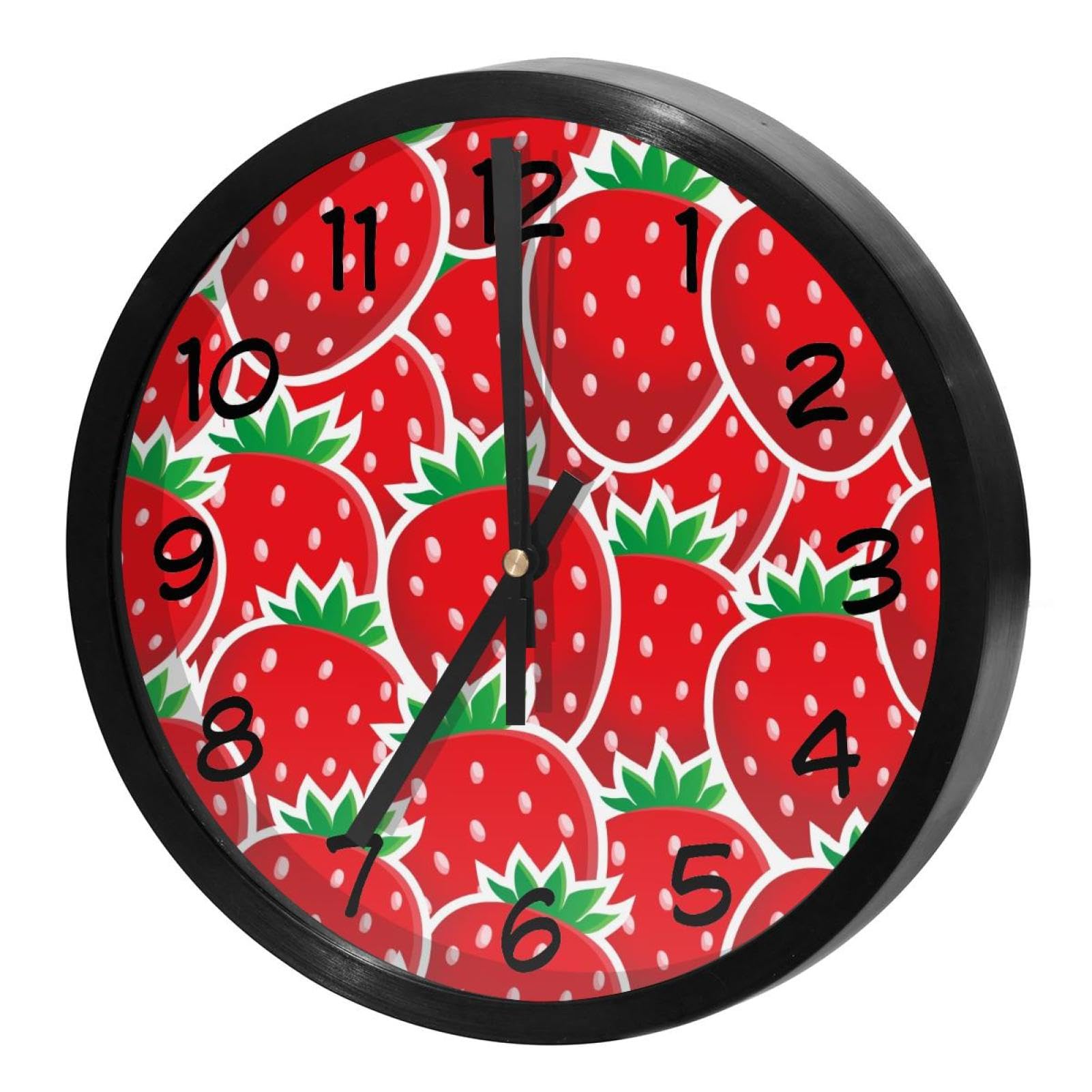 Horloge murale à quartz sans tic-tac garantissant un silence absolu pour bureau