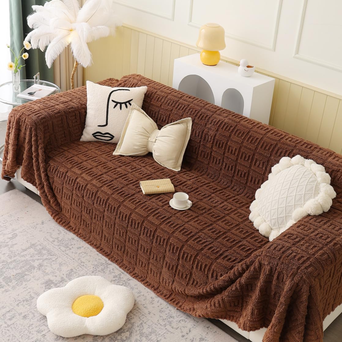 北欧風ブランケット 北欧風ラグ ディズニー プー ブランケット マルチ