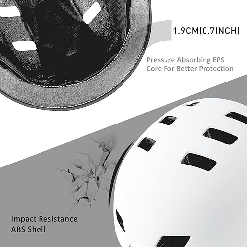 Miniatura 5 de Casco de patineta CPSC ASTM, certificado multideporte, patines en línea, 3 tamaños ajustables, para niños, jóvenes y adultos