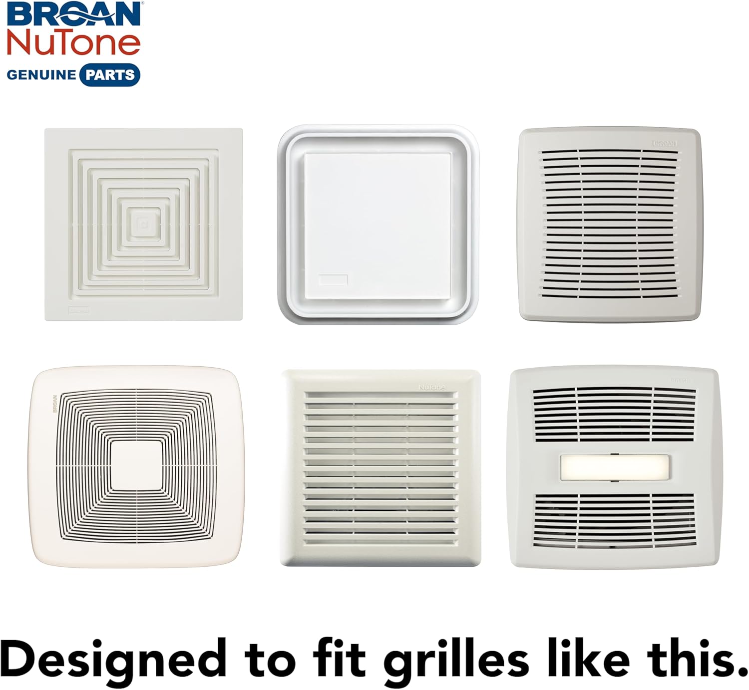 Broan-NuTone RCM700 Magnetic Universal CleanCover™ Bath Fan Replacement Grille