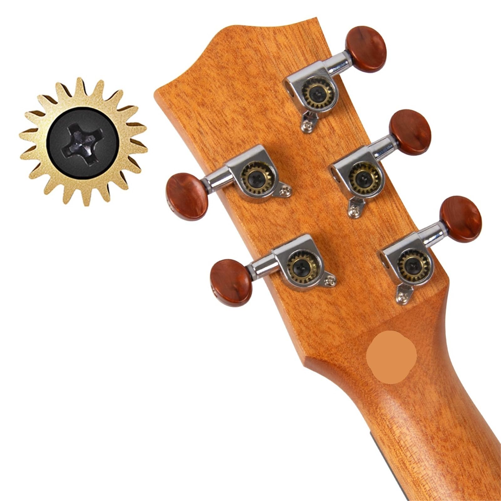 Ukulele Ukulele for scuole e Principianti Ukulele tenore a 5 Corde con Tracolla e Plettri Corde Ukulele Soprano